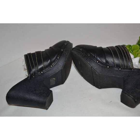 Vintage Shoe Chunky Platform Clog 90s - Picture 3 of 5